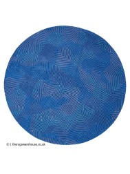 Blue Lagoon Round Rug - Thumbnail - 6