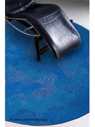 Blue Lagoon Round Rug - Thumbnail - 2