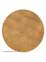 Jelly Gold Round Rug - Thumbnail - 6