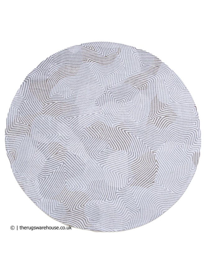 Oyster White Round Rug - 5