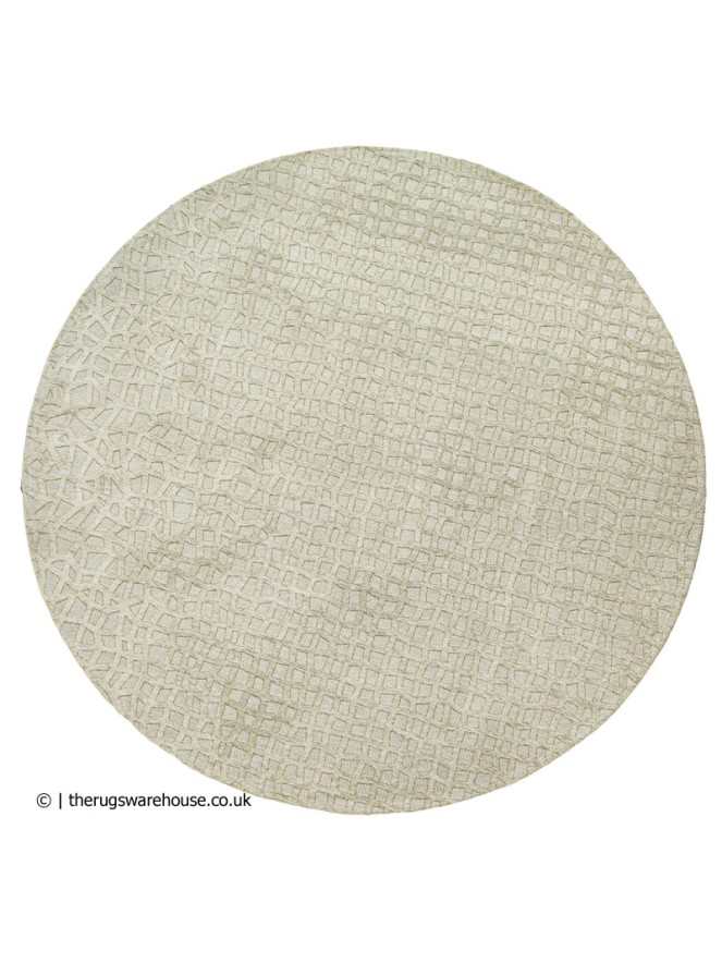 Ovid Beige Round Rug - 5