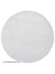 Willow White Round Rug - Thumbnail - 5