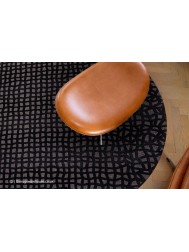 Oppian Black Round Rug - Thumbnail - 2