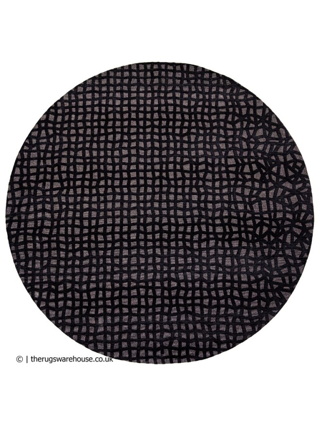 Oppian Black Round Rug - 5