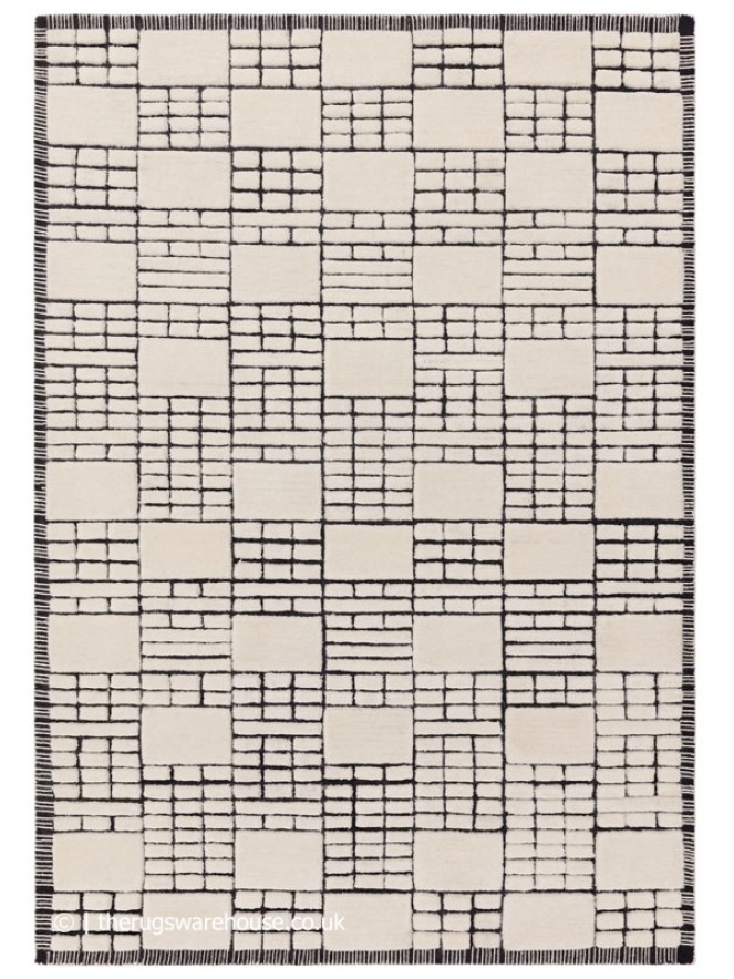 Empire Cream Black Rug - 8