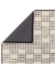 Empire Cream Black Rug - Thumbnail - 6