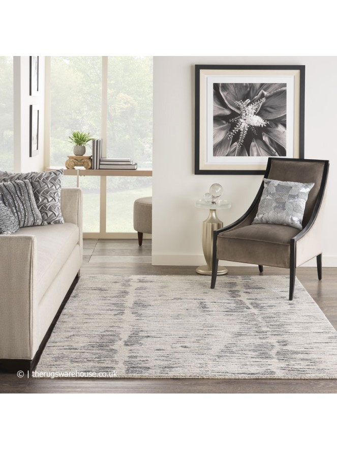Ocean Cream Charcoal Rug - 3