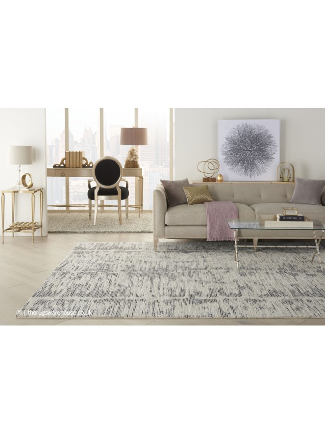 Ocean Cream Charcoal Rug - 4