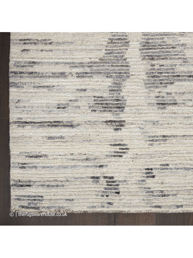 Ocean Cream Charcoal Rug - 6