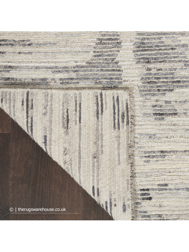 Ocean Cream Charcoal Rug - 7