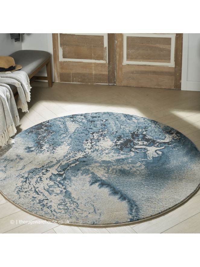 Maxell Resin Round Rug - 3