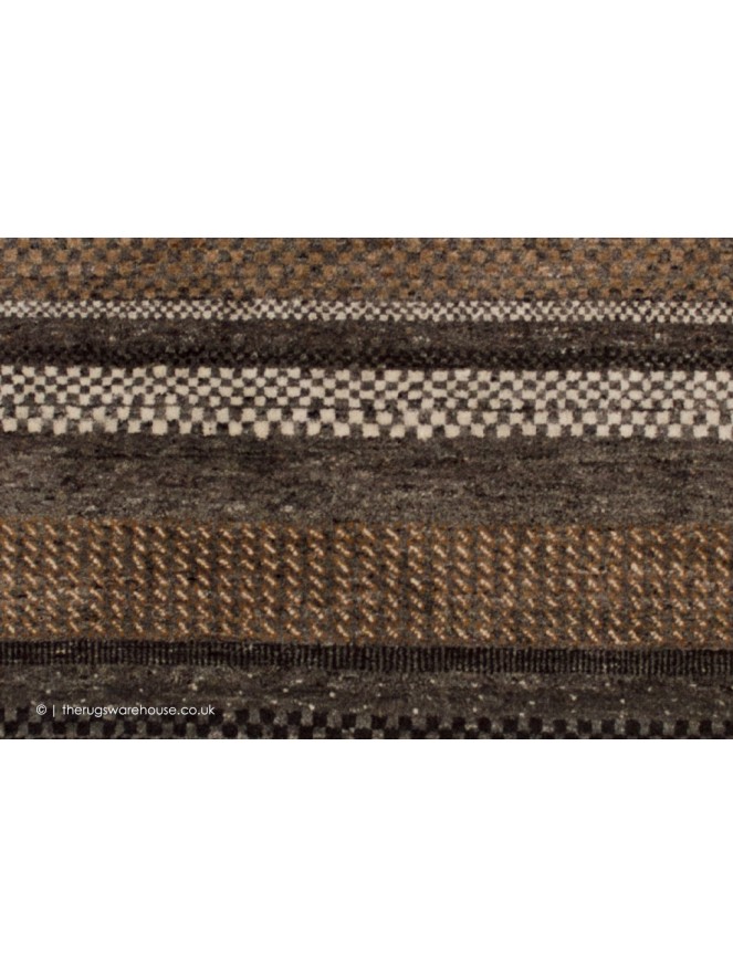 Ocean Stripes Brown Grey Rug - 4