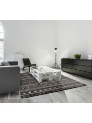 Samarkand Grey Rug - Thumbnail - 2