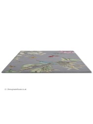 Hummingbird Grey Rug - Thumbnail - 5