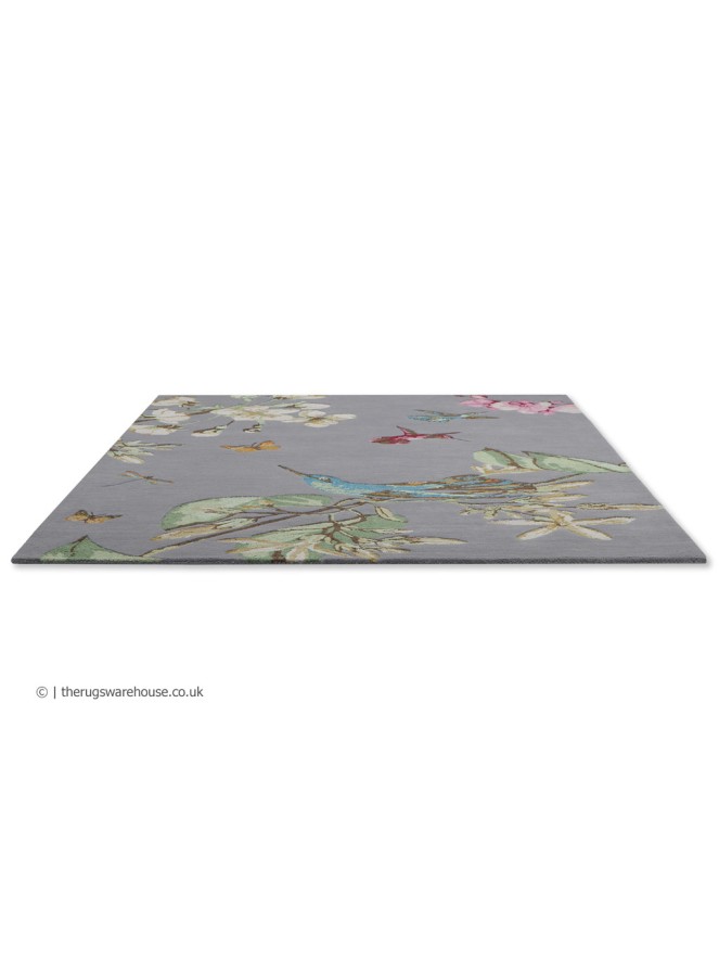 Hummingbird Grey Rug - 5