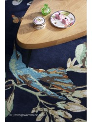 Hummingbird Navy Rug - Thumbnail - 3