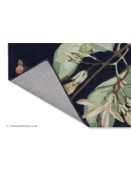 Hummingbird Navy Rug - Thumbnail - 5