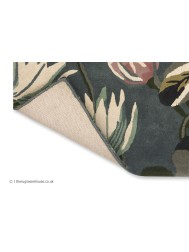 Waterlily Midnight Pond Rug - Thumbnail - 3