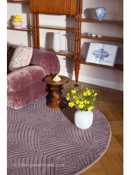 Folia Mink Round Rug - Thumbnail - 3