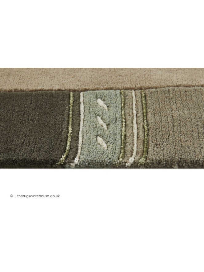 Manali Green Taupe Rug - 5