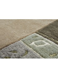 Manali Green Taupe Rug - Thumbnail - 7