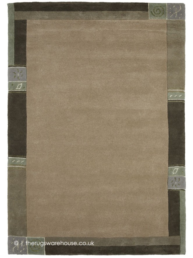 Manali Green Taupe Rug - 10