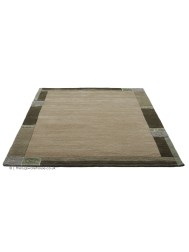 Manali Green Taupe Rug - Thumbnail - 9