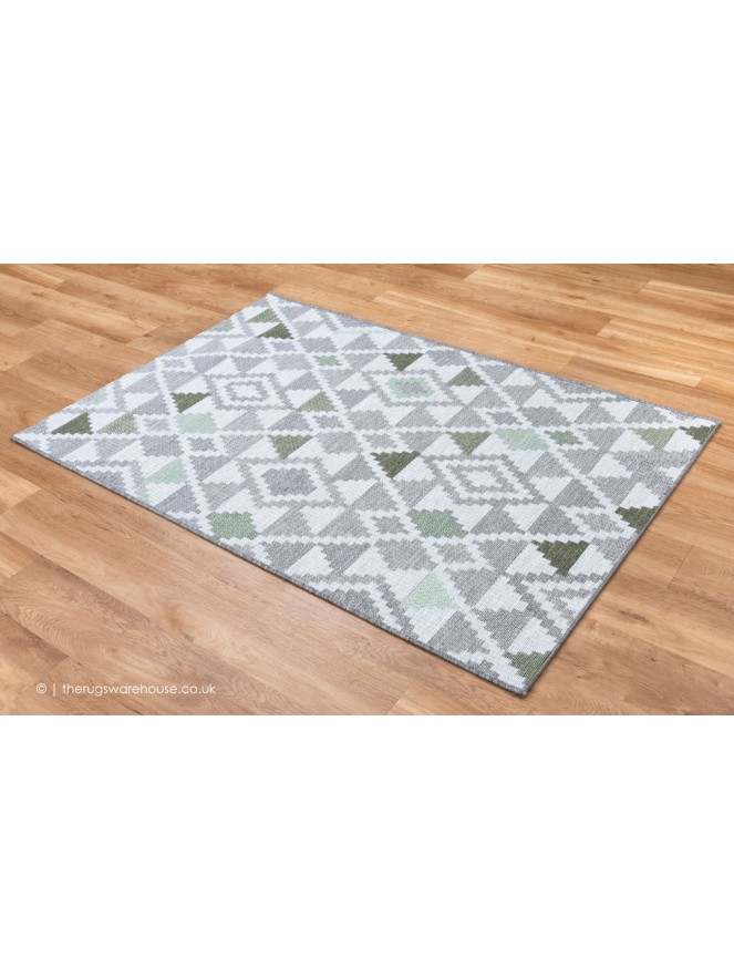 Oshin Grey Green Rug - 8