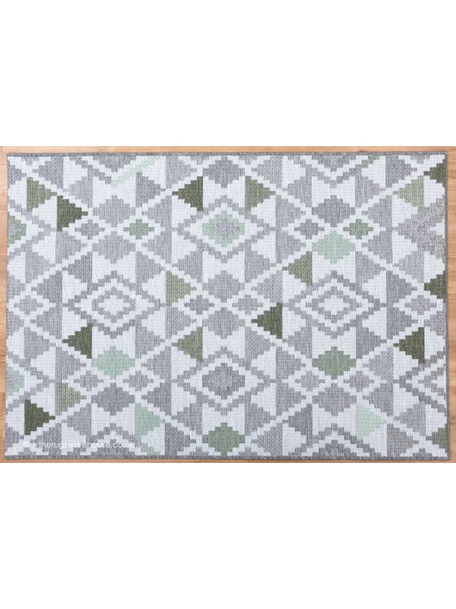 Oshin Grey Green Rug - 9