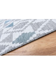 Oshin Grey Teal Rug - Thumbnail - 4