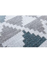 Oshin Grey Teal Rug - Thumbnail - 7