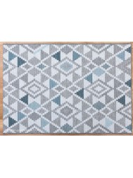 Oshin Grey Teal Rug - Thumbnail - 9