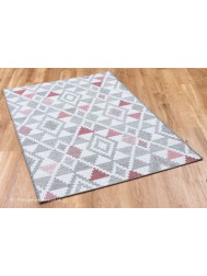 Oshin Grey Pink Rug - Thumbnail - 3