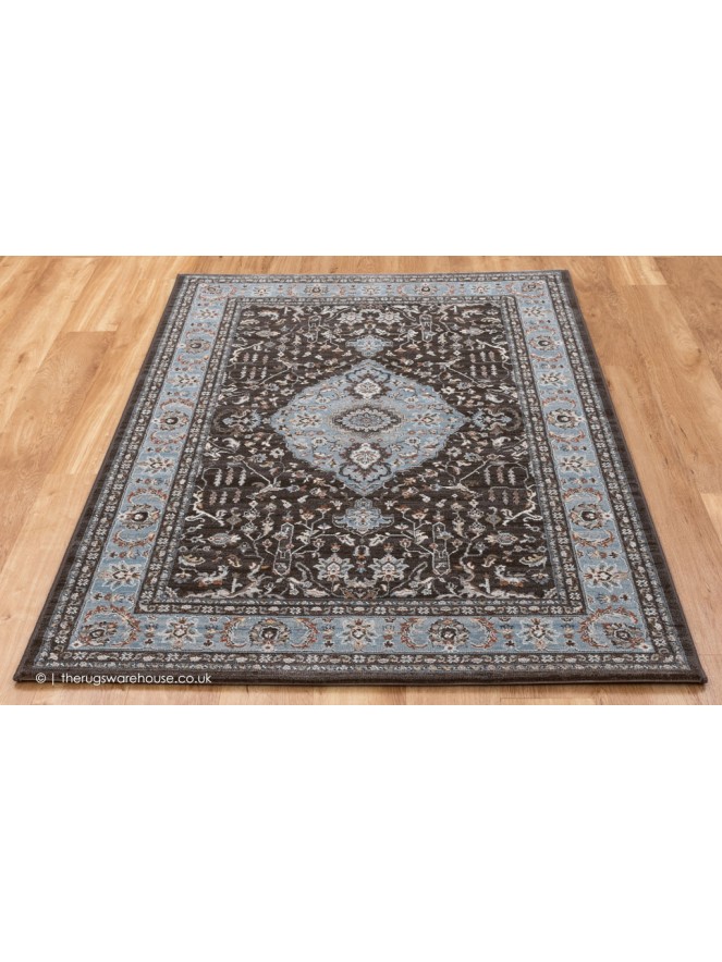 Chandi Charcoal Blue Rug - 2