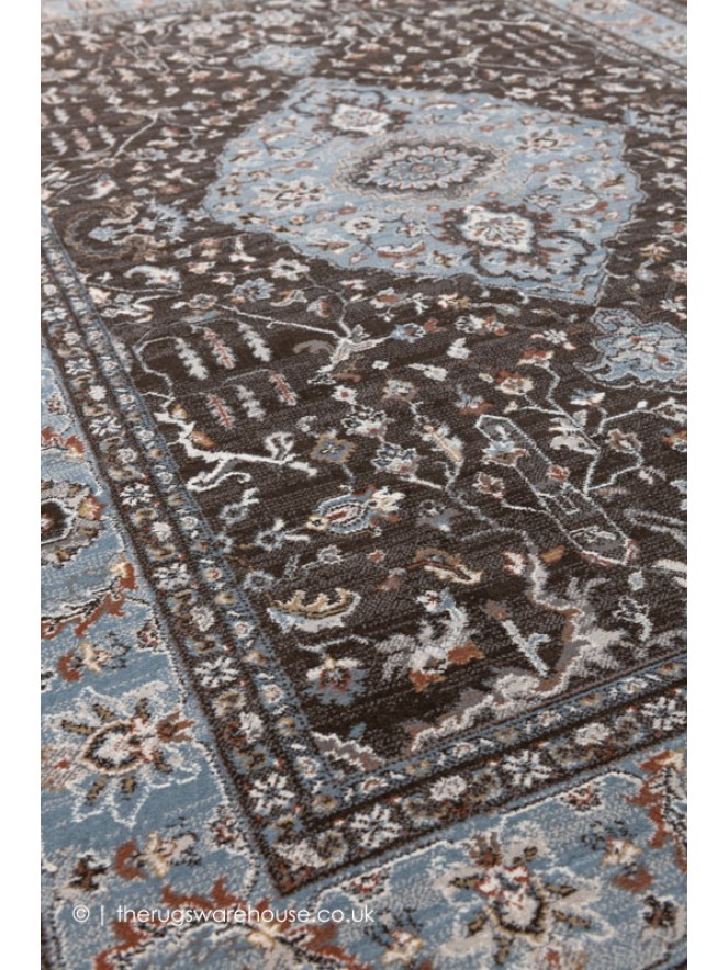 Chandi Charcoal Blue Rug - 6