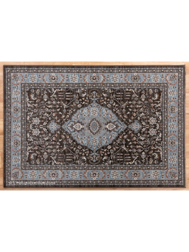 Chandi Charcoal Blue Rug - 9