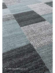 Terrazo Grey Teal Rug - Thumbnail - 6