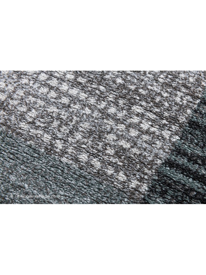 Terrazo Grey Teal Rug - 7