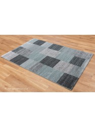 Terrazo Grey Teal Rug - Thumbnail - 8