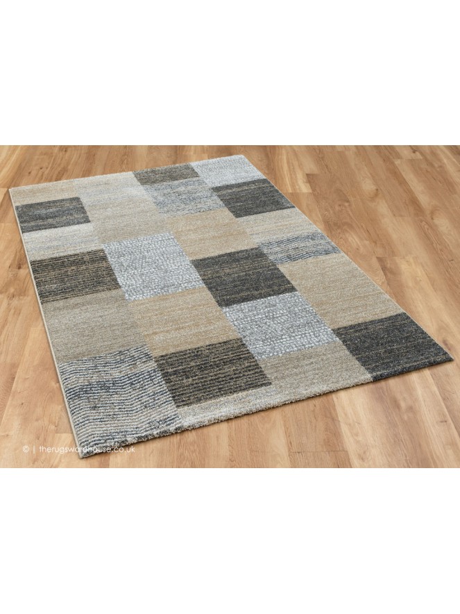 Terrazo Grey Yellow Rug - 3