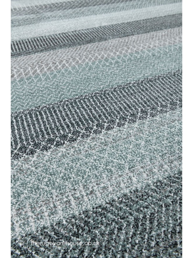 Purola Grey Teal Rug - 6