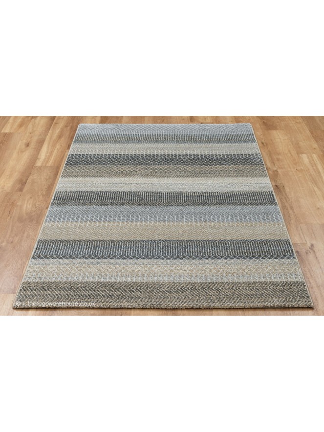 Purola Grey Yellow Rug - 2