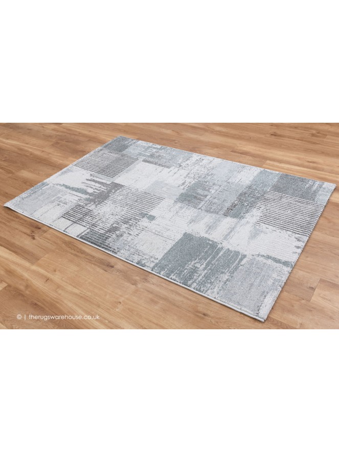 Hansel Grey Teal Rug - 8