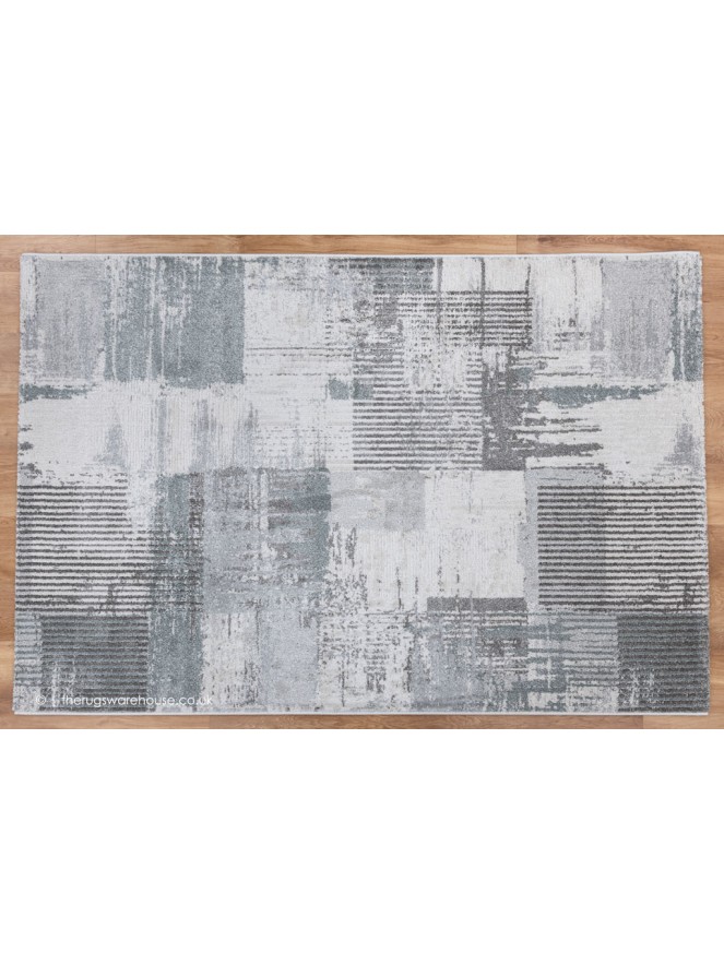 Hansel Grey Teal Rug - 9