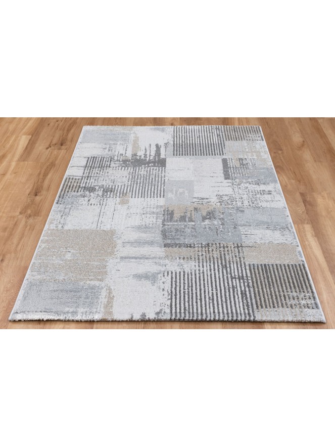 Hansel Grey Beige Rug - 2