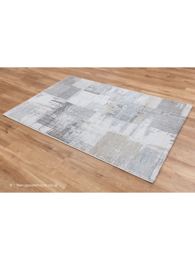 Hansel Grey Beige Rug - 8