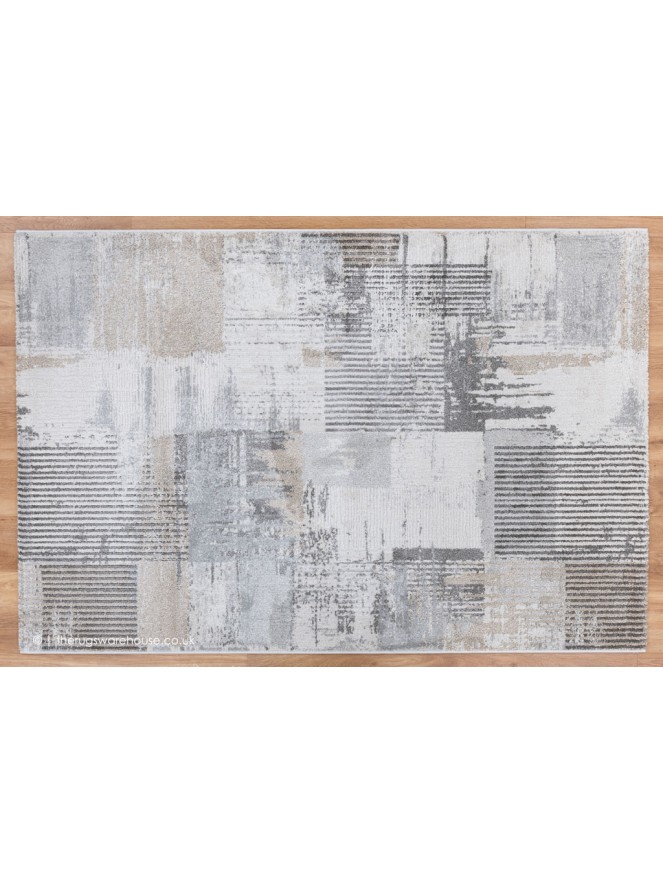 Hansel Grey Beige Rug - 9