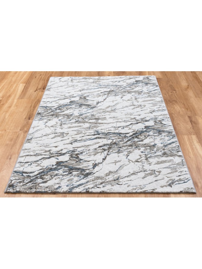 Morana Ivory Blue Rug - 2