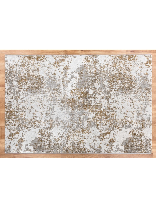 Remix Grey Gold Rug - 10