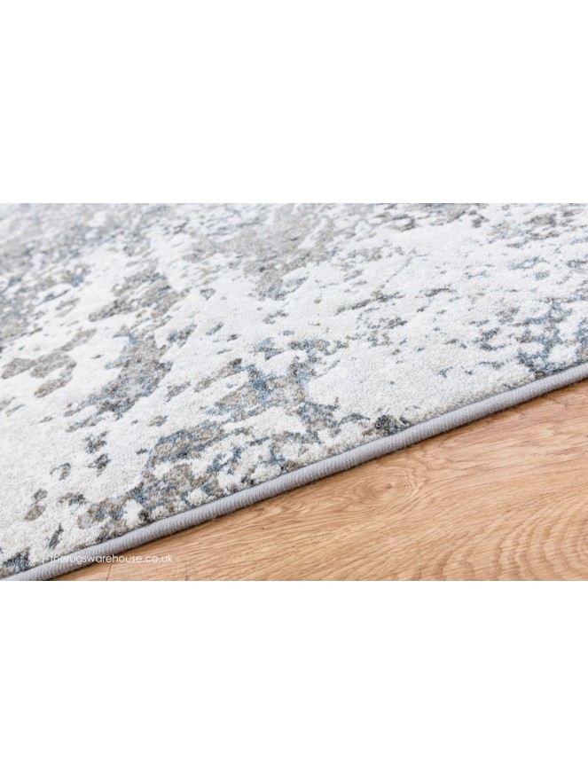 Remix Grey Teal Rug - 4